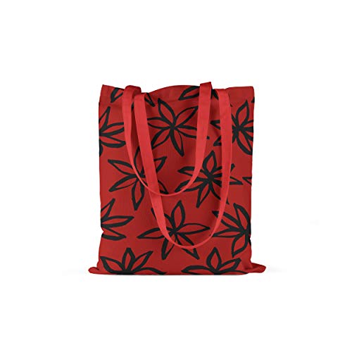 Le Jardin du Lin Bedruckte Einkaufstasche mit Roten Langen... - Home & Kitchen Amazon Germany à 5.56€