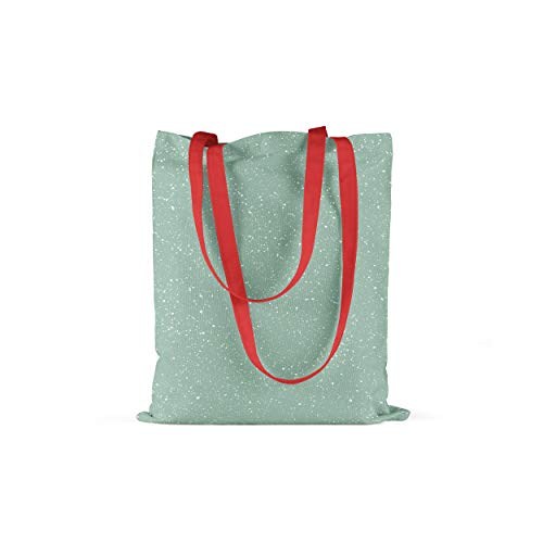 Le Jardin du Lin Bedruckte Einkaufstasche mit Roten Langen... - Amazon Germany à 5.61€