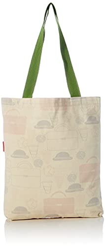 Le Jardin du Lin Bedruckte Einkaufstasche mit Grünen Langen... - Amazon Allemagne à 5.29€