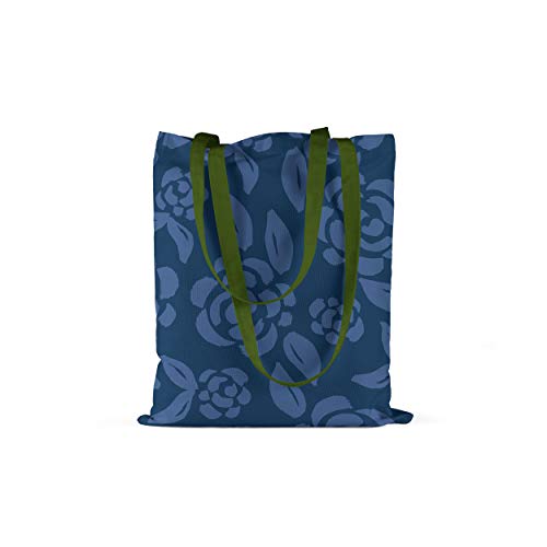 Le Jardin du Lin Bedruckte Einkaufstasche mit Grünen Langen... - Maison & Cuisine Amazon Allemagne à 5.61€