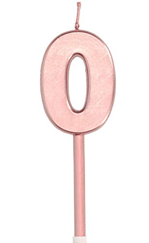 Folat 67030 - Kerze für Kuchen Rose Gold metalisch glänzend... - Amazon Germany à 2.99€