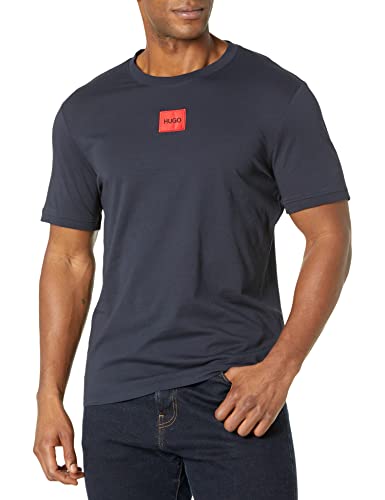 Hugo Camiseta Acanalada de Cuello Redondo para Hombre... - Mode & Vêtements Amazon Espagne à 43.70€