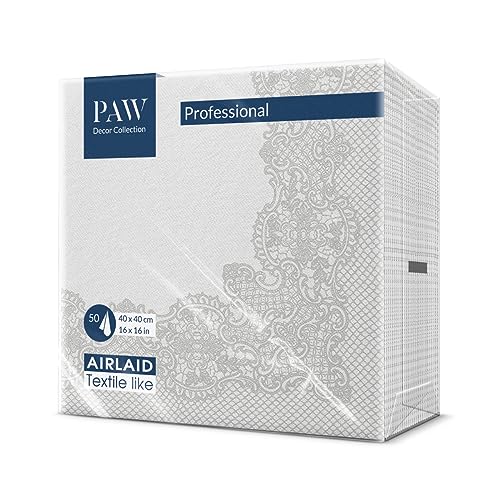PAW - Tovaglioli di Carta Colorati - Airlaid (40 x 40 cm) I... - Nouvelle promo Amazon à 12.30€