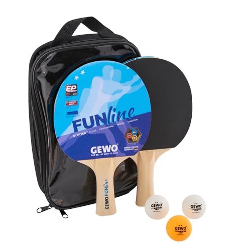 GEWO ITTF Ensemble de Raquettes de Tennis de Table Double... - Sports & Fitness en promo à 15.03€