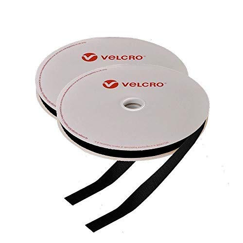 38mm Cinta de velcro de marca Velcro® Hook & Loop negra... - Fournitures Bureau Amazon Espagne à 4.73€