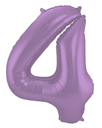 Folat 65974 - Folienballon Zahl 4 - Purple ca. 86 cm - Sports & Fitness en promo à 3.99€