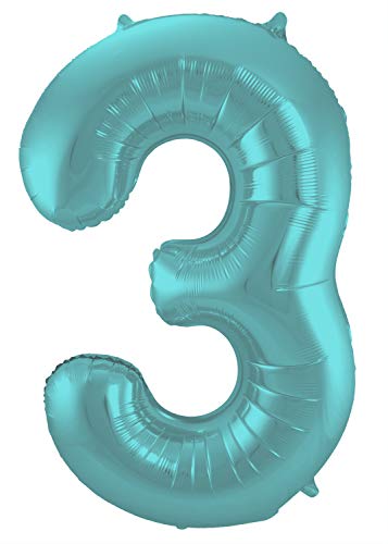 Folat 65963 - Folienballon Zahl 3 ca. 86 cm Grün Pastel - Sports & Fitness Amazon Allemagne à 3.99€