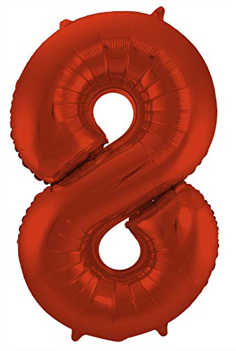 Folat 65988 Ballon Aluminium Numéro Chiffre 8 Rouge... - Sports & Fitness Amazon France à 7.24€