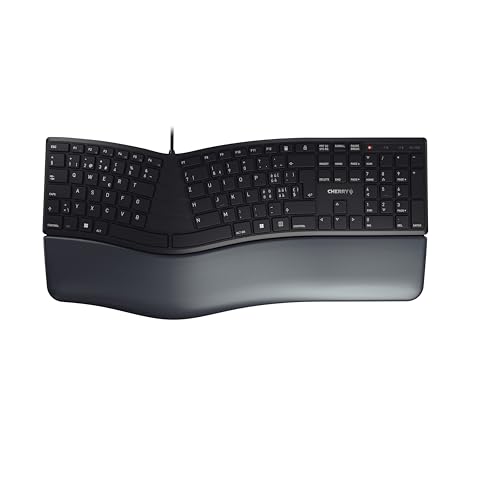 CHERRY KC 4500 ERGO, clavier ergonomique, Disposition... - Deal Amazon à 24.54€