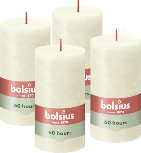 Bolsius Vela rústica en forma de pilar, color crema, 4... - Beauty & Fragrances Amazon Spain à 24.07€
