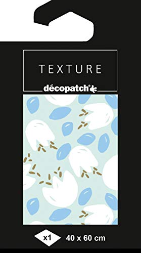 Décopatch - Ref TD845C - Texture Collection - White & Blue... - Maison & Cuisine en promo à 2.65€