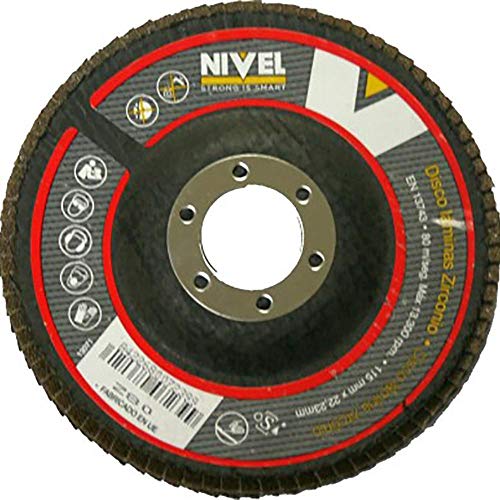 Nivel Disco Laminas Grano 060 115 mm zirconio - Bricolage & Outils Amazon Espagne à 2.07€