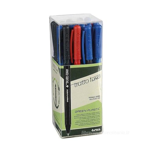 TRATTO 1 - Boîte 24 stylos assortis en plastique recyclé - Bricolage & Outils Amazon France à 8.35€