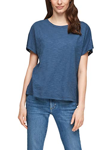 s.Oliver Maglietta da Donna, Blue Embroidery, 42 - Mode & Vêtements Amazon Italie à 10.95€