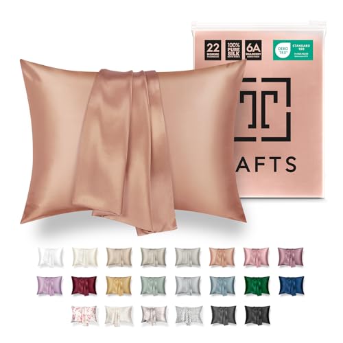 TAFTS Seidenkissen, 22 Momme, 100% Reine Maulbeerseide... - Maison & Cuisine Amazon Allemagne à 10.99€