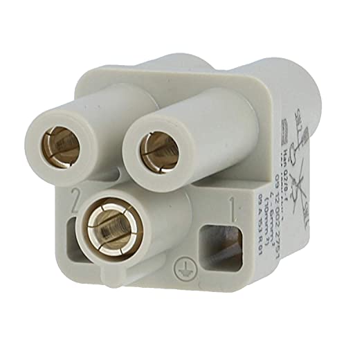 HARTING Han Q2/0 Buchseneinsatz (F) Axialschraubanschluss... - Bricolage & Outils Amazon Allemagne à 5.45€