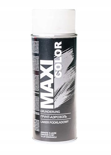 MaxiColor White Primer 400ml – Fast-drying spray for metal... - Maison & Cuisine en promo à 2.99€
