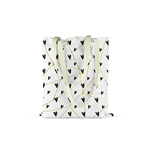 Le Jardin du Lin Bedruckte Einkaufstasche, Tasche, Faltbar... - Maison & Cuisine Amazon Allemagne à 4.48€