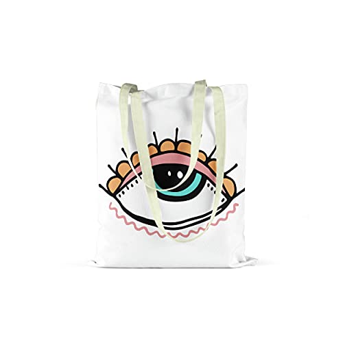 Le Jardin du Lin Bedruckte Einkaufstasche, Tasche, Faltbar... - Maison & Cuisine Amazon Allemagne à 4.83€