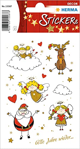 HERMA 15587 Christmas Stickers, Angel Adele (30 Stickers... - Loisirs Créatifs Amazon Royaume-Uni à 2.61€