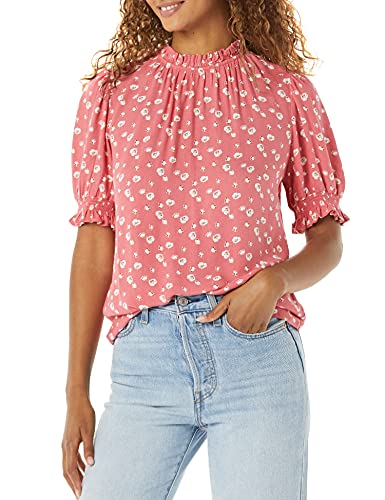 Amazon Essentials Blusa Chemisier Corta con Maniche A... - Amazon Italie à 6.36€