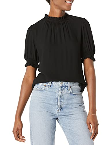 Amazon Essentials Blusa Chemisier Corta con Maniche A... - Amazon Italie à 6.36€