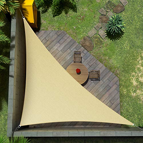 Amgo ATAPRT18 - Toldo Tipo Vela Triangular Color Beige de... - Amazon Espagne à 25.74€