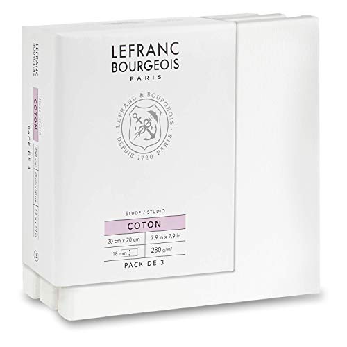 Lefranc Bourgeois Studio Toile Étude 20X20 cm X3 - Auto & Moto en promo à 6.99€