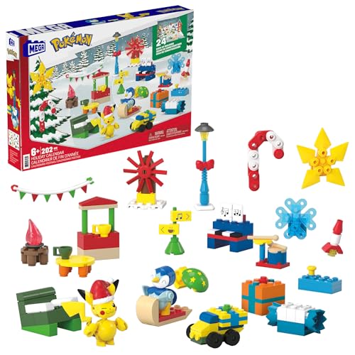 MEGA Pokémon Building Toys Set, Holiday Calendar with 202... - Jouets & Jeux Amazon Royaume-Uni à 9.52€