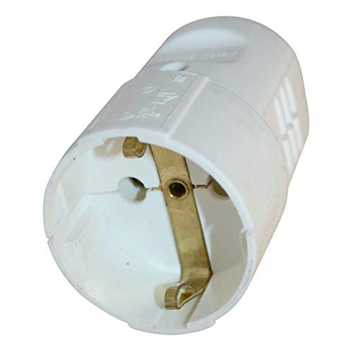 Presa Schuko, contatto di protezione 16 A, 230 V, bianco - Maison & Cuisine Amazon Italie à 3.06€