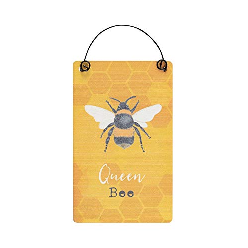 Mini Sign | Queen Bee | H:10cm X W:5cm X D:0.3cm | Pack of 1 - Loisirs Créatifs en promo à 1.50€