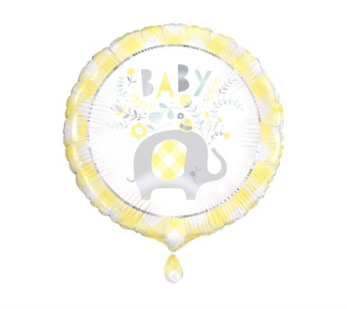 Unique 56556 - Globo redondo de aluminio para baby shower... - Bébé & Puériculture Amazon Espagne à 2.95€