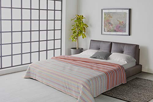 Italian Bed Linen “Athena” Sommersteppdecke, Malindi Blu... - Home & Kitchen Amazon Germany à 40.08€
