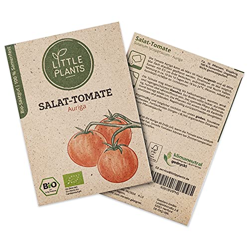 Little Plants BIO Tomatensamen Auriga, 15 Tomaten Samen... - Jardin & Extérieur en promo à 1.95€