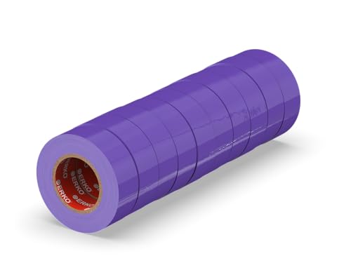 ERKO Nastro Isolante elettrico viola 15 mm x 10 m 10 Pezzi... - Auto & Moto Amazon Italie à 7.99€