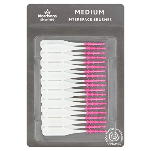 Morrisons Medium Interspace Interdental Brushes 20 Pack x 24 - Beauté & Parfums Amazon Royaume-Uni à 6.70€