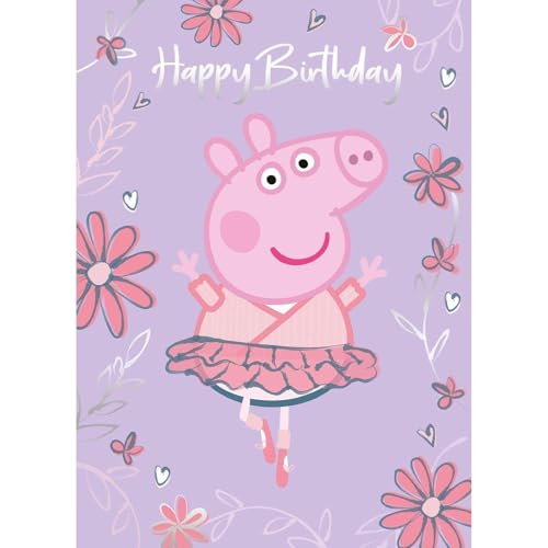 peppa pig, generic, birthday card - Auto & Moto Amazon Royaume-Uni à 1.49€