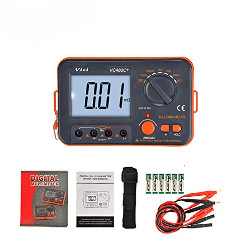 VC480C+ Milliohm-Meter, Digitale Milli-Ohm-Meter LCD mit... - Maison & Cuisine Amazon Allemagne à 16.79€