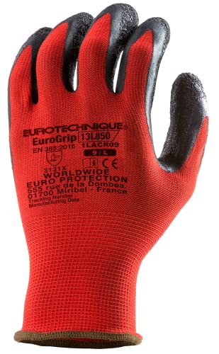 Coverguard - Gants manutention rouge gris EUROLITE 13L850... - Maison & Cuisine Amazon Espagne à 2.86€
