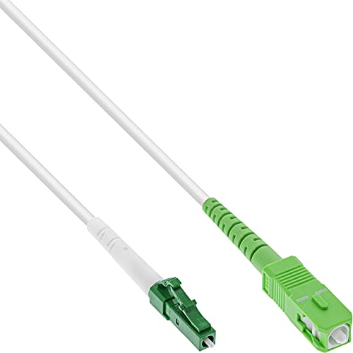 InLine® LWL Simplex - Cable FTTH, LC/APC 8° a SC/APC 8°... - High-Tech & Électronique en promo à 10.58€