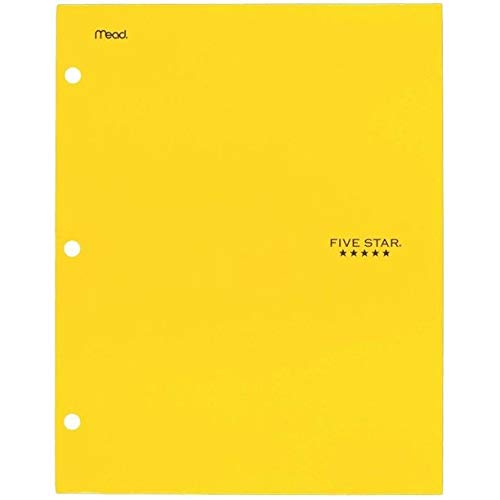 Five Star 4-Pocket Paper Folder, 12" x 9.5", Yellow (33468)... - Fournitures Bureau Amazon Royaume-Uni à 21.63€