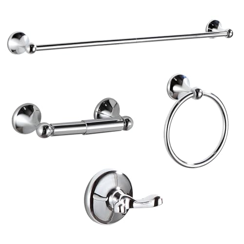 BGL Ensemble d’Accessoires de Salle de Bain Chrome, Barre... - Auto & Moto Amazon France à 21.68€