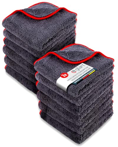 Glart 443TP4 Lot 12 Chiffons Microfibre 600 GSM 40x40 cm –... - Amazon France à 42.66€