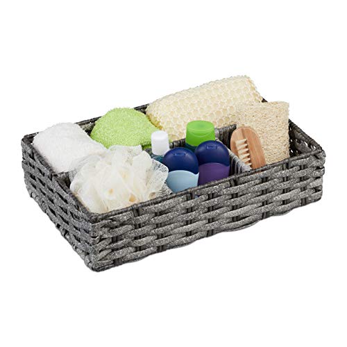 Relaxdays Panier de Rangement 4 Compartiments, corbeilles... - Maison & Cuisine Amazon France à 20.75€