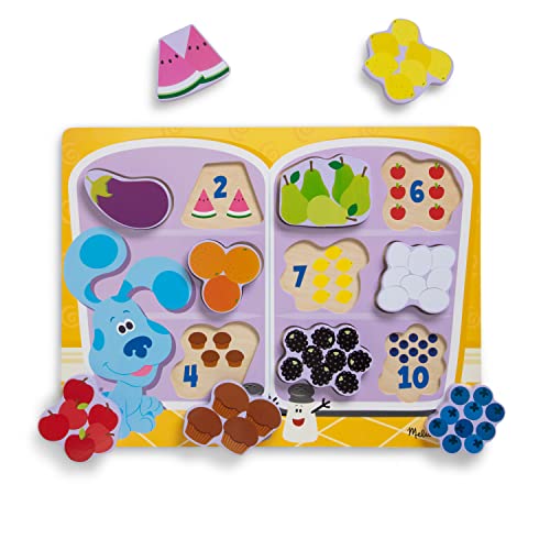 Blues Clues & You Fridge Food Wooden Chunky Puzzle - 10... - Toys & Games Amazon Germany à 4.49€
