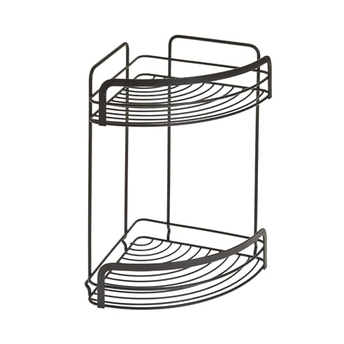 Metaltex Origin 2-Tier Corner Shelf – Wall-mounted Bathroom... - Maison & Cuisine Amazon Royaume-Uni à 13.58€