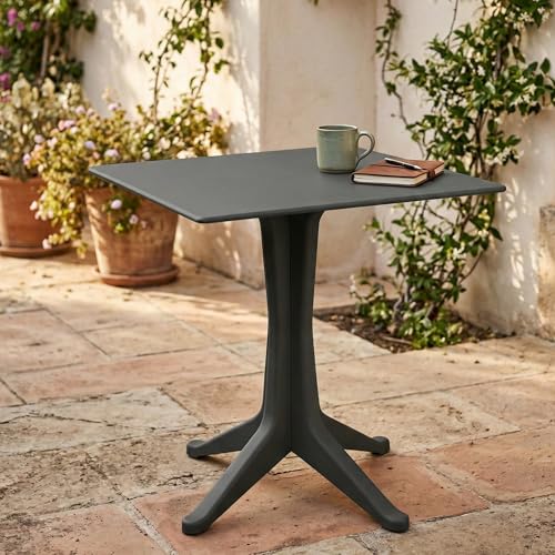 Dmora - Table d'extérieur Trani, Étagère carrée fixe, Table... - Maison & Cuisine Amazon France à 68.99€