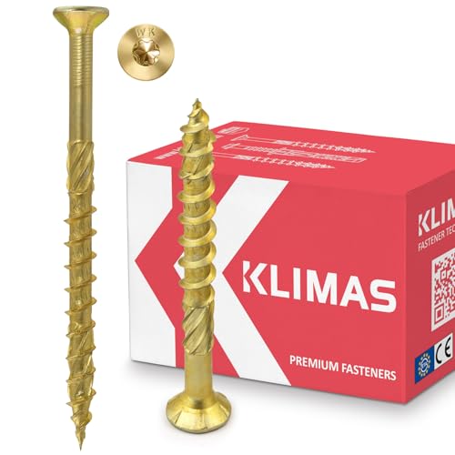 KLIMAS Holzschrauben Torx - Spanplattenschrauben Gelb... - Deal Amazon à 10.69€