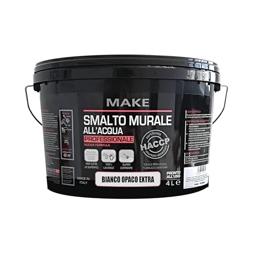 MAKE DESIGN FOR YOU | Smalto Murale Super Resistente, 4... - Maison & Cuisine Amazon Italie à 51.99€