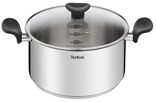 Tefal E3084604 Pentola 24 cm (5.3 L) + coperchio in vetro... - Maison & Cuisine en promo à 37.58€
